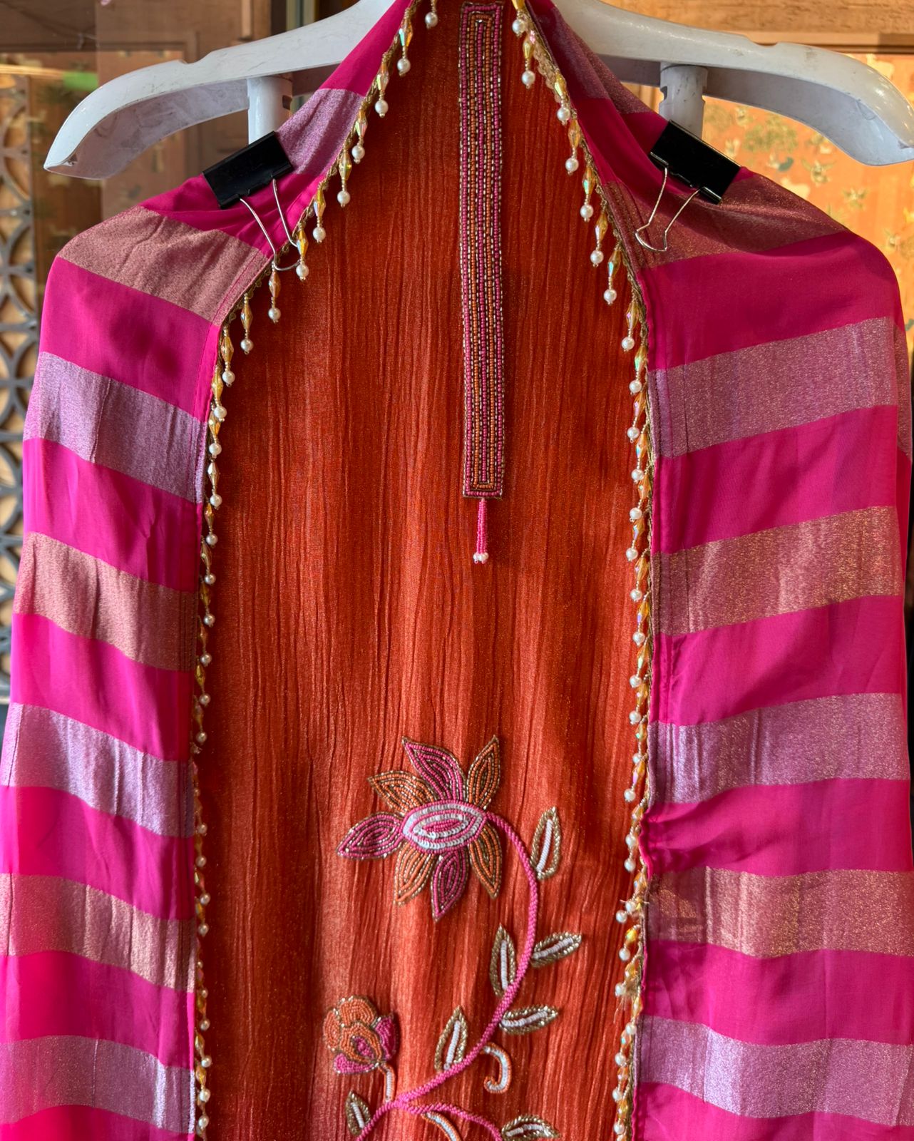 Tissue fabric Unstitched shirt